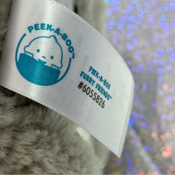 Spin Master Peek A Boo Furry Friends Talking Baby Elephant Plush 10" Tall - Picture 13 of 14